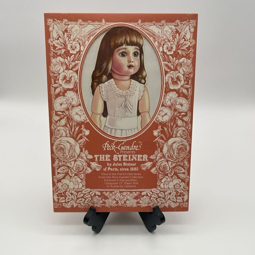 Peck‎ Gandre The Steiner By Jules Steiner Paper Dolls Book Terracotta 12" NWOT